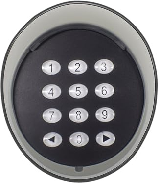 Serratura for porta con tastiera wireless a codice variabile for cancello d'ingresso, tastierino numerico, del garage, a battente, scorrevole, Vestibilità standard europea