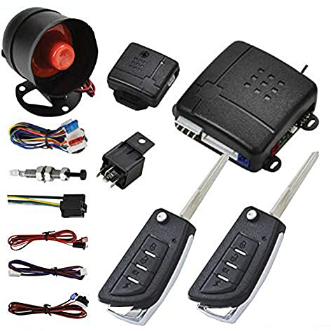 Zentralverriegelungs Kit, Riloer Zentralverriegelung Fernbedienung Kit Universal Auto Türschloss Keyless Entry System Zentralverriegelung
