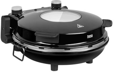 Teesa TSA3231 Supreme-Horno para Pizza, Steen, Negro