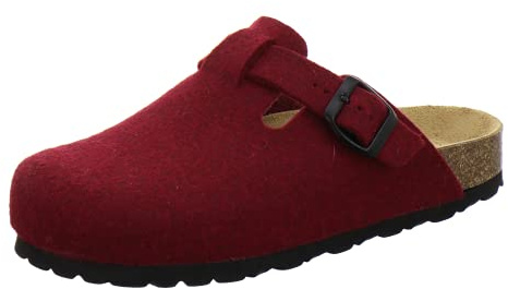 AFS-Shoes chaussons pour femmes en feutre, sabots d'hiver confortables et chauds, fabriqués en Allemagne, 26900, baie, 37 EU