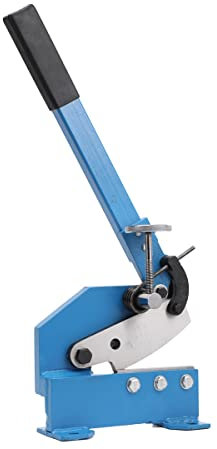 SUDEG Cisaille à Levier,Cisaille Manuelle Convient,Cisaille à Tôle Cisaille à Percussion,Cisaille à Métal Cutter Métallique Manuel Plaque de Barre Cisaille Coupe Tôle,Lame 125mm