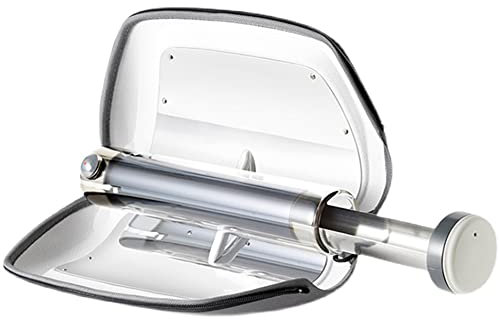 EROFEL Fornello Solare Portatile, Fornello da Campeggio Forno Solare Forno Solare Inossidabile Riscalda Bevande e Cuoce Cibo, Pentole da Campeggio Compatte, Riscaldamento Uniforme a 360°