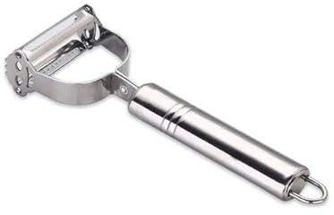 4in1 Pelapatate Manuale Frutta Verdura Multifunzione Grattugia Pelapatate Fetta di Melone Patate Carote Cetriolo Utensile da Cucina di Casa-2 in 1