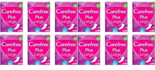 Carefree Slipeinlage Plus Large mit Frischeduft, 12 x 48 ml