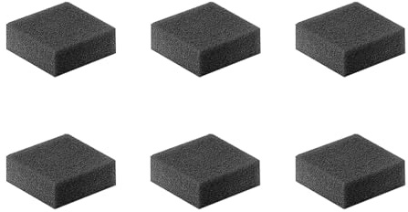 SAMTN Mikrofon-Windschutz für Innsta360 x4 X3, Rauschunterdrückung, Winddichte Baumwollpads, 6 Stück