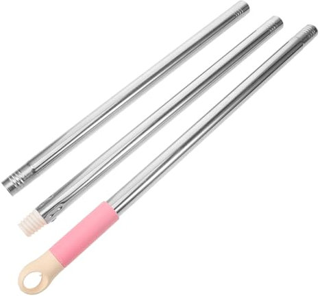 Alipis Mopp-ersatzgriff Aus Edelstahl Und Kunststoff Verstellbarer Mopp-stiel Für Bodenreinigung Kompatibel Mit Vielen Besenköpfen Langlebig Und Robust