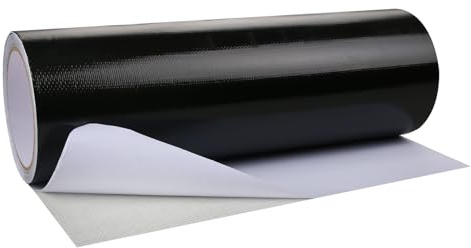 Hosifiy PVC Planenband, 8m x 30cm Planen Reparaturband für PVC beschichtetes Sonnenschirm, LKW abdeckplane, Nylon, Zelt, Markisentuch Schwarz