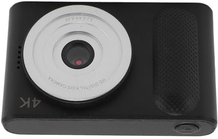 Fotocamera Digitale 4K 48MP HD 16X Zoom Digitale autofocus Portatile SLR Fotocamera con Schermo TFT da 2,4 Pollici per Fotografia di Viaggio Vlogging (Nero)