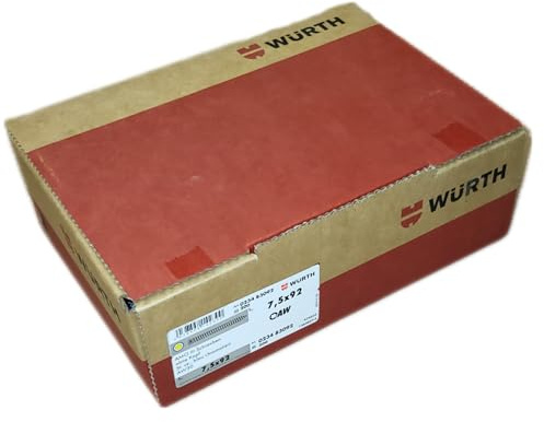 Würth Abstandsmontageschraube Amo® III 7,5 Typ 2 Zylinderkopf 8,0mm 200 Stück Länge: 92 mm: Gewindedurchmesser: 7,5 mm; Stahl; RW30 / Fensterrahmenschraube (023483092)