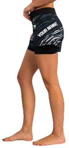 Venum Women's Authentic UFC Fusion Night Fight Short, Black, L