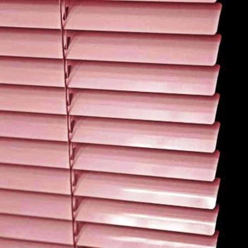 Oscurante in Alluminio, Veneziana in Alluminio, Visibilità, Protezione dalla luce e ai Raggi Solari, Per privacy, Kit di Montaggio Incluso, Rosa, Personalizzabile (45×130cm)
