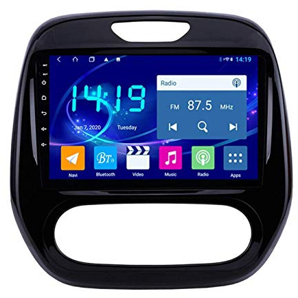 Autoradio Android 8.1 per Renault 2014-2018, navigatore GPS Touch Screen da 9, Vivavoce Bluetooth, FM/RDS, Lettore multimediale, impianto Stereo Automatico