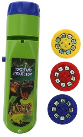 Milisten Jouet Éducatif Projecteur Dinosaure pour Garçon Et Filles, Taille Unique, Lampe Torche Projection Réglable, Sécurité Garantie, Décoration Chambre Garçon Et Filles, Présent Ludique Éducatif