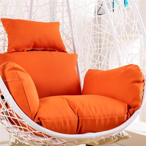 Outdoor Swing Chair Cushion Cover Thick Washable Replacement for Egg Chair Eierstuhl Kissen Patio Seat Cushion Cover Only (Single Cover)