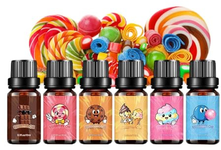 De Fragancia - 6 Piezas Perfume de Caramelo | Juego de s Aromáticos | Para Uso En Mujeres, Hombres, Damas, Piel, Habitación, Casa, Citas, Fiesta, Jabón Y Bola De Baño