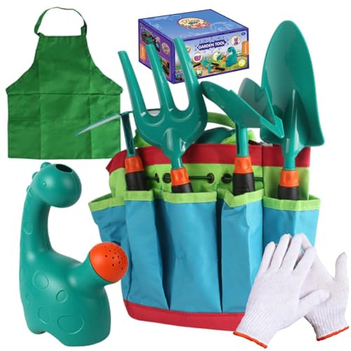 Attrezzi da giardino per bambini – Educativo leggero giocattolo ergonomico | da giardino per bambini, per ragazze rinvasare irrigazione piante taglio