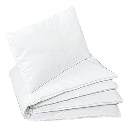 Cosing 332-135-01 KinderBett-Set/Baby-Kissen 40x60 cm plus Baby-Bettdecke, 100x135 cm, weiß