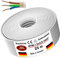 MAS Premium Feuchtraumkabel Stromkabel 5-200m Mantelleitung NYM-J 3x1, 5 2,5 4 6 10 oder 5x1,5 2,5 4 6 10 16 Elektrokabel für feste Verlegung (NYM-J 3x2, 5 mm², 25m)