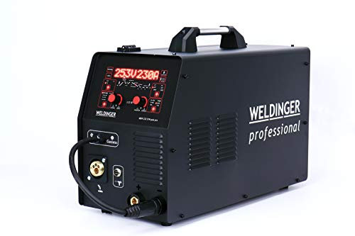 WELDINGER Schweißinverter MEW 232 SYN puls pro Puls Doppelpuls 4-Rollenantrieb (MIG/MAG, WIG, MMA) 5 Jahre Garantie