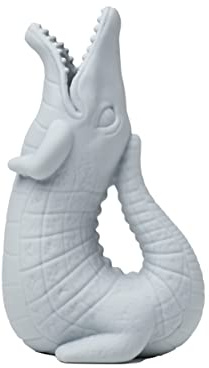 Scrunch Crocodile Bath Jug for Kids - Silicone Toddler, Baby Bath Toys and Accessories for Play and Hair Washing, Squashable with Soft Edges - Essential for Children’s Bathing