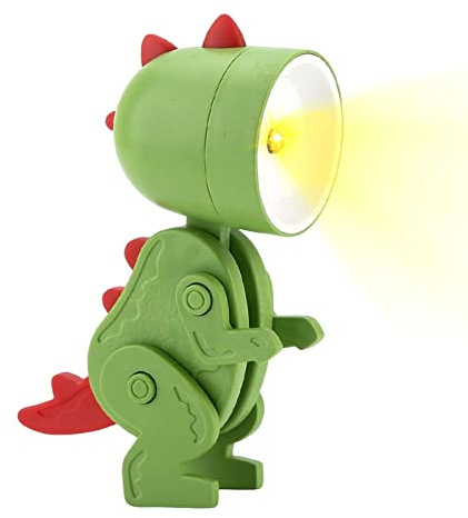 Keptfeet Lampada da Tavolo a LED con Dinosauro,Lampada da scrivania per Bambini a LED - Decorazione della tavola della Lampada della Luce Notturna del Dinosauro del Fumetto per la Stanza dei Bambini