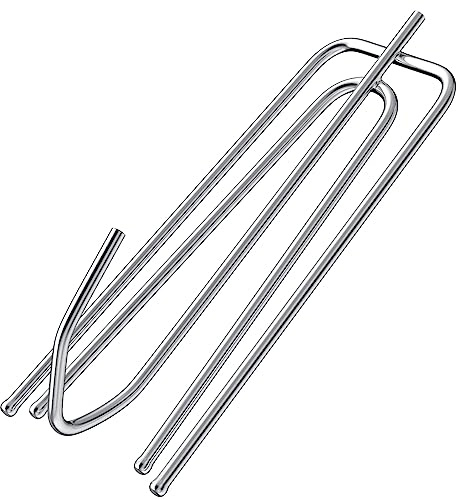 45 Pezzi Ganci per Tende in Acciaio Inox