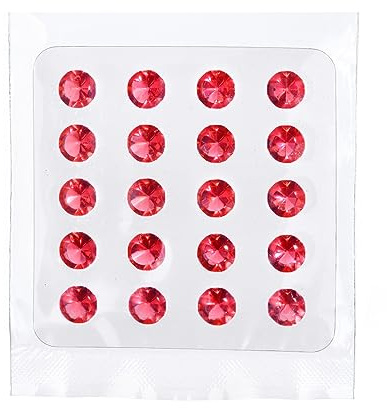 BrandNewCake® Essbare Jelly Diamanten Rot - 20 Stück - Essbare Jelly Diamonds - Tortendekoration - Tortenverzierung