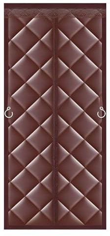 WHYATT Rideau de Porte Isolant, Thermique avec Magnétique，Rideau Thermique Isolant Anti Froid et Chaleur, Rideau de Porte Épaississant d'hiver, Vent Isolation Phonique (Size : 130x230cm/51.1x90.5in)