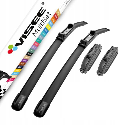Visee Multiset Limpiaparabrisas con Hojas para el Parabrisas Delantero CITROEN C4 (Picasso UD) 02.2007-03.2008 800 mm/750 mm