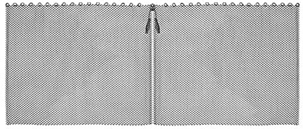Funkenschutz/Funkenschutzgitter Kamin-Netz-Vorhang, 2 Stück, Kamin-Ersatz-Vorhang, Bildschirm-Netz, blockiert effektiv Kaminfunkenschutzgitter (Color : 2pcs 24x18in)