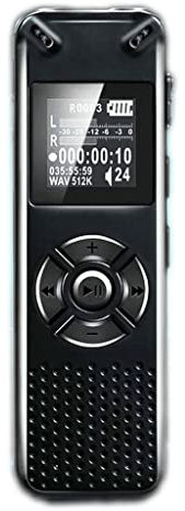 BYERZ n/a Registratore audio digitale professionale ad attivazione vocale Registrazione dittafono Lettore MP3 WAV (Colore: Grigio chiaro, Dimensioni: 32 GB)