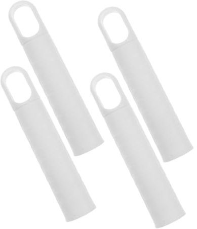 GLEAVI 4pcs Lightweight Mop Handle Grip Dustpan Pole End Cap Replacement Broom Handle Accessories for Home Office and Mall Cleaning Tasks