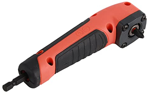 Angle de perceuse à angle droit Fixation Ergonomic ABS Gandage 90 degrés Angle Adaptateur de perceuse en acier en alliage remplaçable Easy Remplaçable
