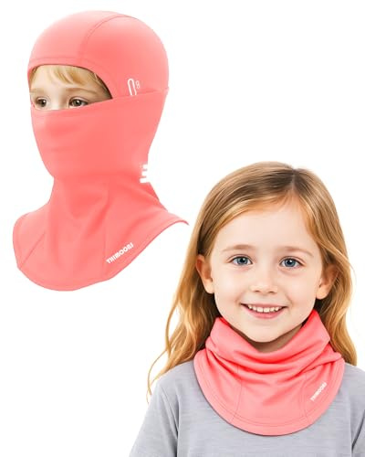 THIMOONS Sturmhaube Kinder Winter | Winddicht Warm Balaclava mit Reflective | Fahrrad Snowboarden Ski | Skimaske für Jungen Mädchen