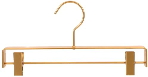 Cabilock Cintre Pantalon Aluminium avec Pinces Résistantes Organisateur Polyvalent pour Pantalons Jupes et Leggings Gain de Place pour Armoire Maison