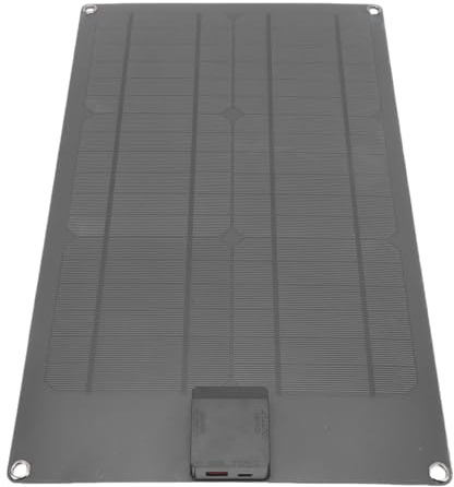 Cuifati Mantenimiento del Cargador de Batería Solar, Inteligente de Protección Inteligente del Panel Solar Cargador de Batería Mantenimiento de 30W con Salida USB para Salida de Vehículos