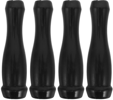 Veemoon 4 Tiradores de Plástico para Puertas de Chimenea, Juego de Repuesto 4 Piezas, Accesorios para Estufas de Leña, Manijas Ergonómicas Resistentes para Estufas y Calderas, Uso