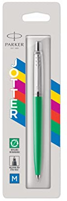 Parker Jotter Originals Kugelschreiber | Klassisches Grün | Mittlere Spitze | Blaue Tinte