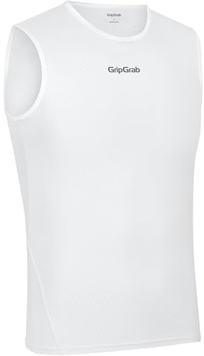 GripGrab Ultralight 1er und 3er Pack Cool Mesh Sommer Fahrrad Unterhemd Ärmellos Herren Radsport Funktionsshirt Dünn