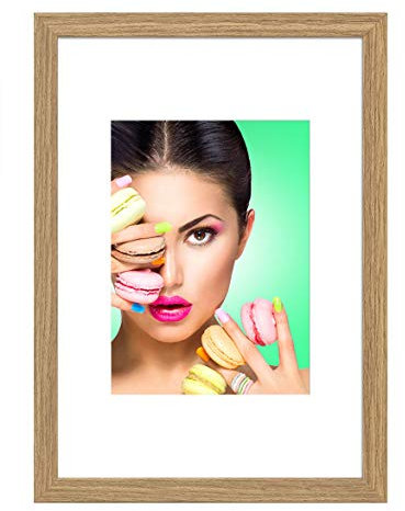 IDEAL TREND Göteborg Bilderrahmen Portrait Wanddeko Collage Poster Foto Rahmen: Farbe: Eiche | Format: 50x60