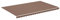 vidaXL Tissu de Remplacement pour Auvent Toile d'Auvent Tissu de Rechange pour Store Banne de Jardin Patio Terrasse Extérieur Marron 5x3 m
