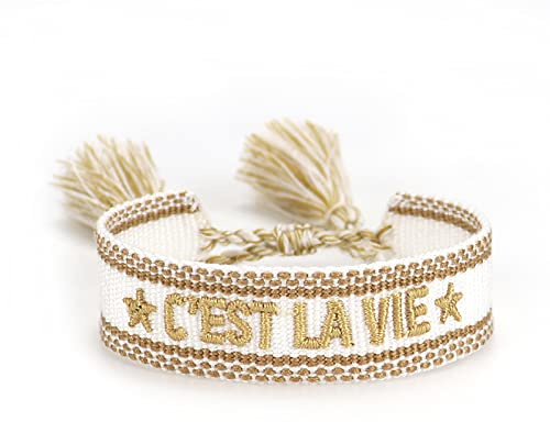 vävt armband, vänskapsarmband, vävband, broderat armband, Läder