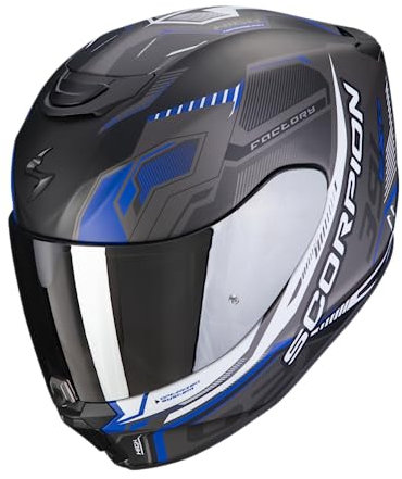 EXO 391 HAUT S NERO OPACO-ARGENTO-BLU