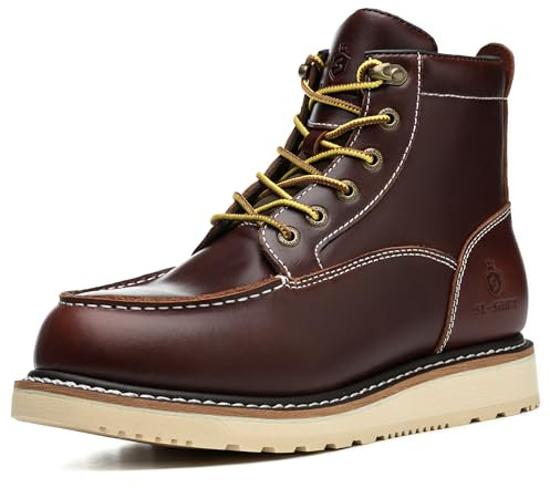 SL-Saint Fait à La Main Imperméables Souple Moc Toe Bottes Classique Welts | Cuir Véritable