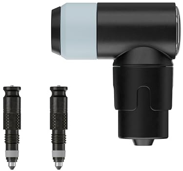 Schwalbe Clik Valve Conversion Set – Bicycle Valve Innovation for Inflating Tyres – Retrofit Kit for Presta/SV Valves with Pump Head