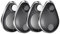 Utag GPS Tracker 4 Pack, Key Finder Works with Apple Find My (iOS only),IP67 Waterproof,Privacy Protection, Lost Mode,Mfi Certified Bluetooth Tracker for Children,Elderly,Kids Pets,Backpack(Black)