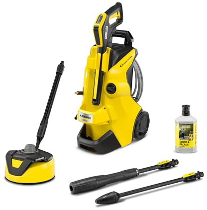 Kärcher K 4 Power Control Flex Home Pressure Washer, Pressure: max. 130 bar, Flow Rate: 420 l/h, Area: 30 m²/h, Water Filter, Weight: 11.5 kg, Dirt Blaster, Spray Lance, incl. Home Kit