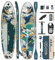A&BBOARD 335cm x 88cm Aufblasbare Stand Up Paddle Boards mit Premium SUP Zubehör, Dual Action Pumpe, Rucksack, breites stabiles Design, Paddleboard für Jugendliche und Erwachsene Aller Könnensstufen