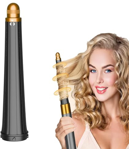 Allegato per ricci lunghi per Dyson Airwrap HS01 HS05, 20-36mm, Il Nuovo Design Conico, Barrette per Ricci, Parti di Fissaggio (Dorato)