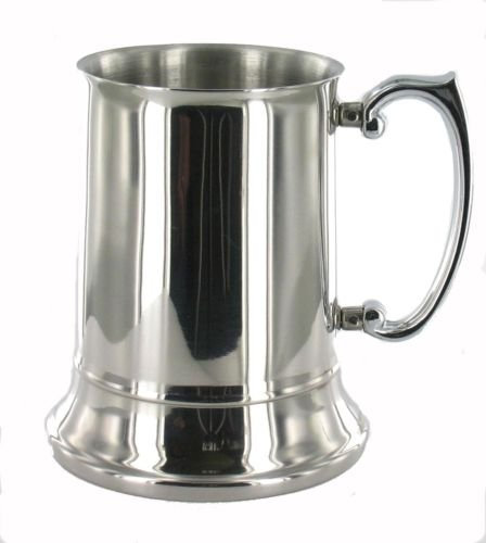 County Engraving Personalised 1 Pint Stainless Steel Tankard, Engraved Gift